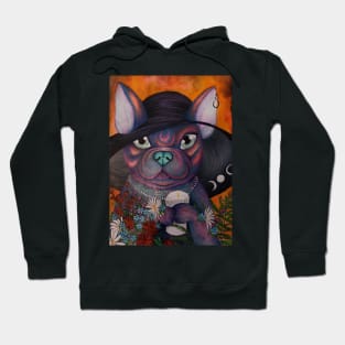 Cottage witch pet bulldog Hoodie